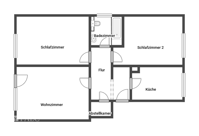 Grundriss Obergeschoss